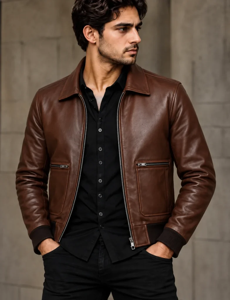Men Leather Jacket In USA