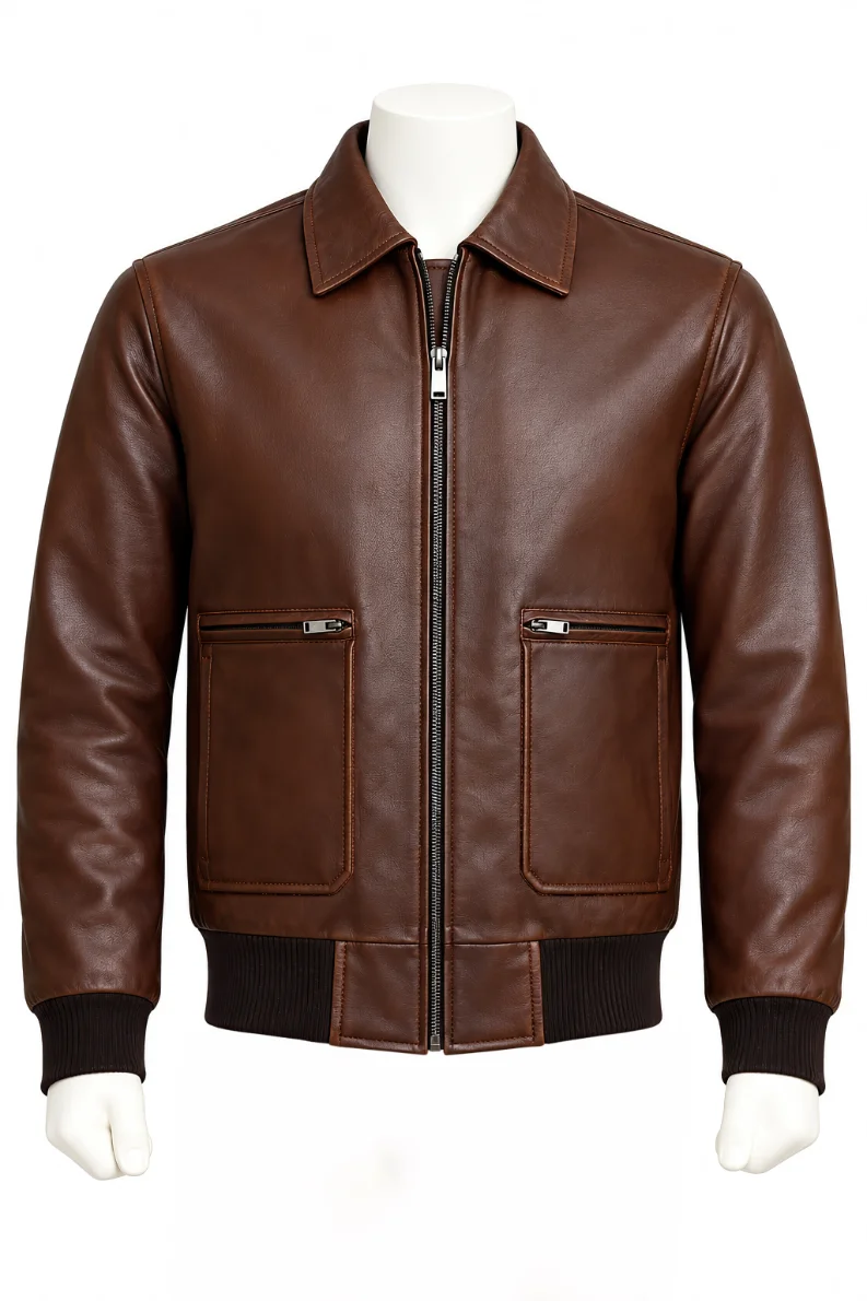 Vintage Brown Men Jacket
